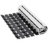 Home Mart Goods White Non-Slip Bottom Quick Dry Foldable Natural Fiber Bath Mat With Suction Cups - 24.8" x 15.7" - 2 of 4
