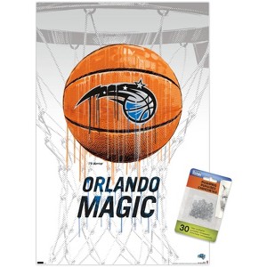 Trends International NBA Orlando Magic - Drip Basketball 21 Unframed Wall Poster Prints - 1 of 4