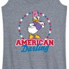 Women's - Disney - American Darling Daisy Graphic Racerback Tank - 2 of 4