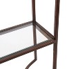 Kate & Laurel All Things Decor 18" Ciel Metal Wall Shelf Bronze - 3 of 4