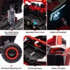 2 Seater Ride on UTV Car, Electric Off-Road Car, 4WD Kids Truck Remote Control, 2 * 24V 7AH BatteriesSpring Suspension, Toys for Kids - 3 of 4