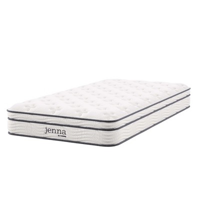 Modway Jenna 8" Mattress – Twin Innerspring with Quilted Top