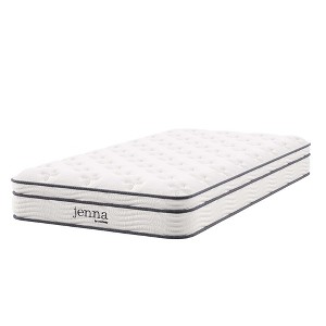 Modway Jenna 8" Mattress – Twin Innerspring with Quilted Top - 1 of 4