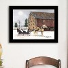 "Dashing Though The Snow" by Billy Jacobs, Ready to Hang Framed Print, Black Frame - 3 of 4