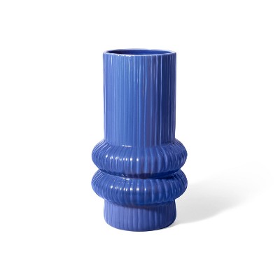 Ceramic Vase Blue - Tabitha Brown for Target