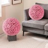 Costway 2 PCS Artificial Plant Topiary Ball 17.5" Faux Decorative Balls for Indoor Outdoor - image 4 of 4