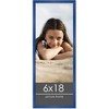 PosterPalooza | Panoramic Classic Modern Blue Frame - UV Acrylic, Foam Board Backing, Hanging Hardware - 2 of 4