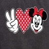 Women's - Disney - Peace Love Minnie Short Sleeve Graphic T-Shirt - 2 of 4