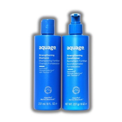 Aquage Strenghtening Shampoo (8 oz) & Strengtening Conditioner (8 oz) - DUO SET PACK
