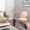 Nearly Natural 5-ft Cherry Blossom Artificial Tree in Decorative Planter - 4 of 4