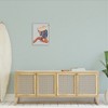 Stupell Industries Woman Obscured By Sun Hat Summer Beach Portrait Black Framed Giclee Art - 2 of 4