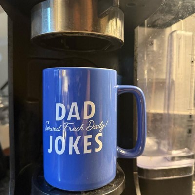 14oz Dad Jokes Tall Can Mug Blue - Room Essentials : Target