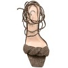 Journee Collection Womens Edelie Tru Comfort Foam Open Toe High Stiletto Pumps Brown 11 - 4 of 4