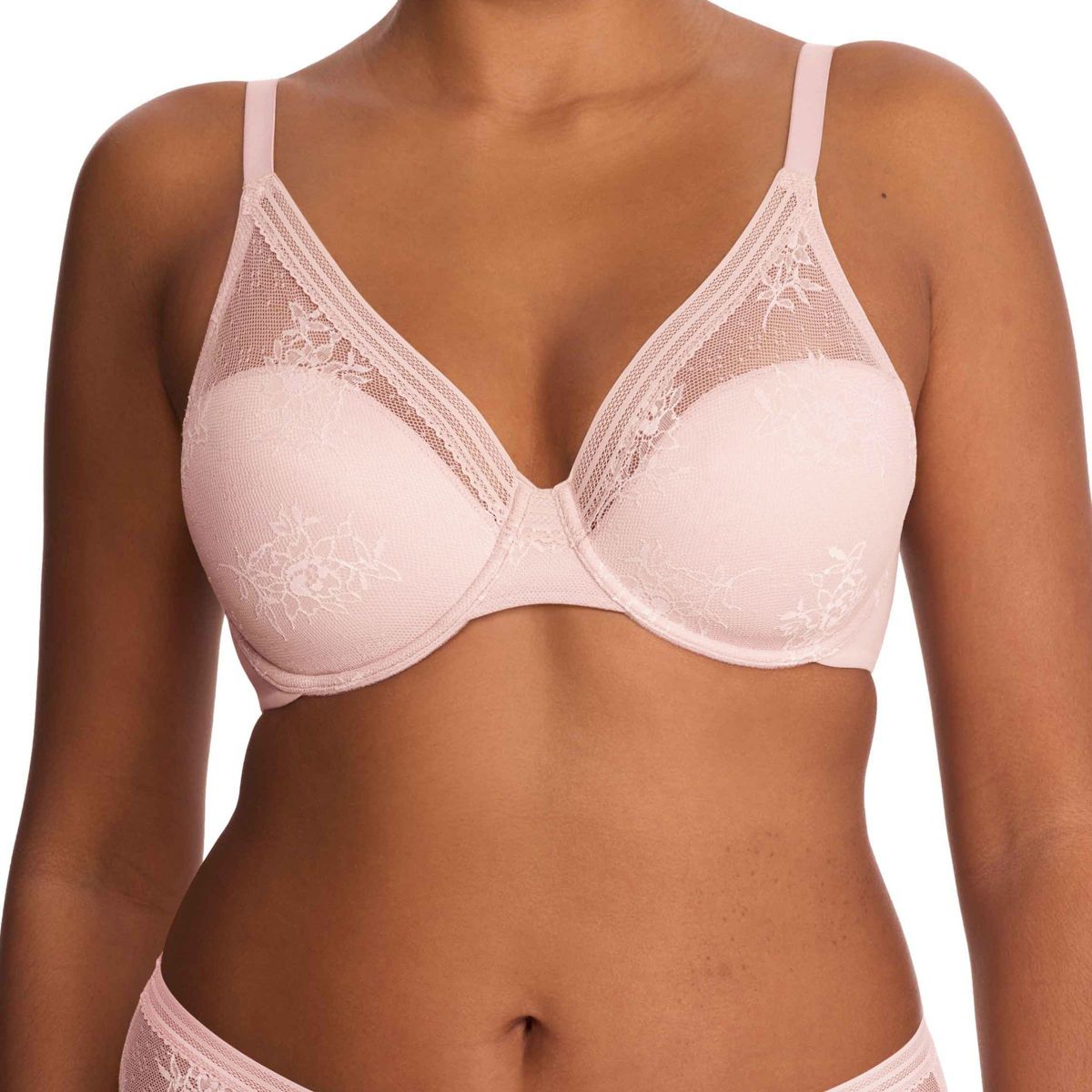 Natori Women's Love Lace Full Coverage Plunge T-Shirt Bra 731351 - thumbnail 5