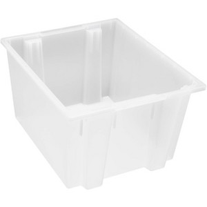 Quantum Storage Systems Stack And Nest Tote, 23-1/2"W X 19-1/2"D X 13"H, Heavy Duty, 2.60 Cu. Ft. Capacity - 1 of 1