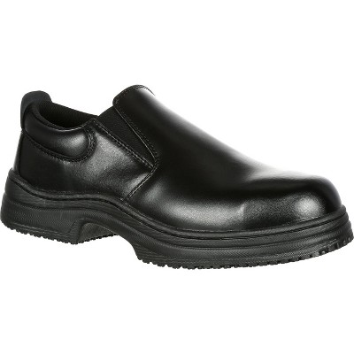 steel toe slip on dress shoes