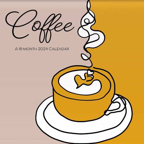 Trends International Inc. 2023-24 Wall Calendar 12x12 Coffee