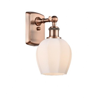 Norfolk - 1 Light Wall Sconce In Industrial Style-10 Inches Tall and 5.75 Inches Wide
