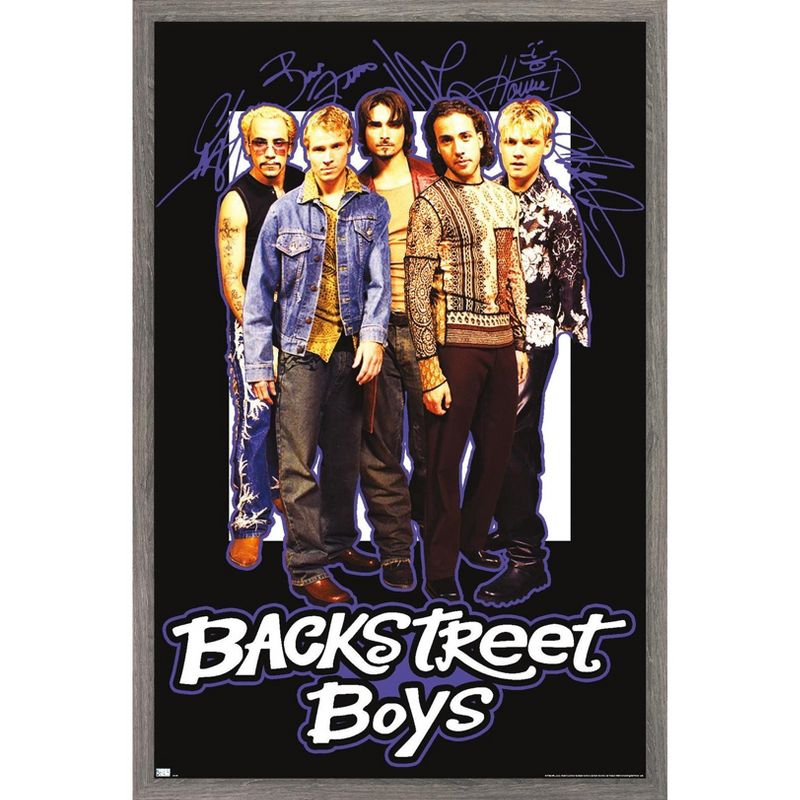 Trends International Backstreet Boys - Signatures Framed Wall Poster Prints, 1 of 7