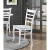 NicBex Dining Table Set for 2 Farmhouse Style Table with 2 Wooden Ladder-Back Chairs for Kitchen - image 2 of 4