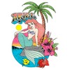 Men's The Little Mermaid Aloha Ariel  T-Shirt - White - 2X Large - 2 of 4