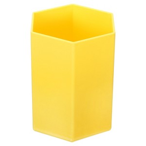 Unique Bargains Plastic Large Capacity Hexagon Home Office Pencil Holder - 1 of 4