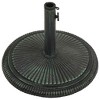 vidaXL Umbrella Base Green 17.7"x17.7"x11.8" Cast Iron - 4 of 4