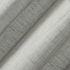 Slub Textured Sheer Linen Blend Grommet Top Curtain - Archaeo - image 3 of 4