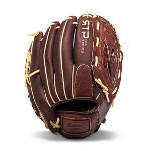 Franklin Sports 12.5" Pigskin Brown/Camel Baseball Glove - Right Hand Thrower - 1 of 3