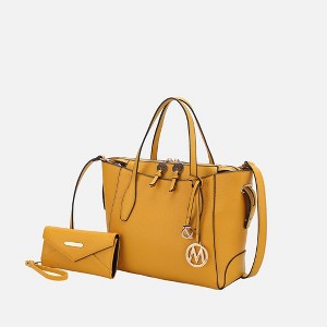 MKF Collection Bruna Vegan Leather Women’s Tote Bag with Wallet by Mia K - 1 of 4