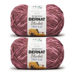 Bernat Blanket Mist-Ical Yarn 2 Pack-Berry - 1 of 4