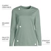 Lands' End Women's Relaxed Supima Cotton Long Sleeve Crew Neck T-Shirt - 4 of 4