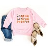 The Juniper Shop Coquette Girl Halloween Bow Chart Toddler Graphic Sweatshirt - 2 of 3