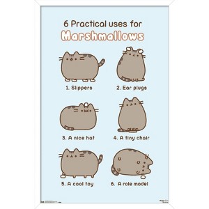 Trends International Pusheen - Marshmallow Framed Wall Poster Prints - 1 of 4