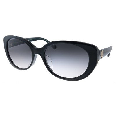 Kate Spade KS Everett/F/S 807 Womens Cat-Eye Sunglasses Black 56mm