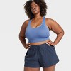 Women's Woven Mid-Rise Shorts 4" - All In Motion™ - 3 of 3