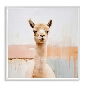 Stupell Industries Rustic Llama Portrait, 12" x 12" - 1 of 4
