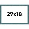 PosterPalooza | Simple Blue Picture Frame - UV Acrylic, Backing Board, Hanging Hardware Included - 2 of 4