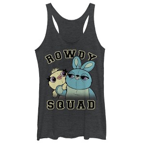 Women's Toy Story Ducky & Bunny Squad Racerback Tank Top - 1 of 3