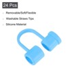 Unique Bargains Reusable Dust-Proof Flexible Washable Straw Cover - 3 of 4