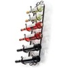 Towel Rack and Wine Rack Organizer for Wall Mount with 6 Levels Holder for Wine Bottles or as Bathroom Towel Holder in Bronze - HomeItUsa - 2 of 4