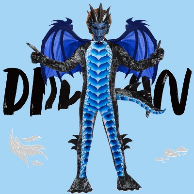 Joyfy Boys' Halloween CFierce Dragon Costume for Kids – Complete Winged Costume Set
