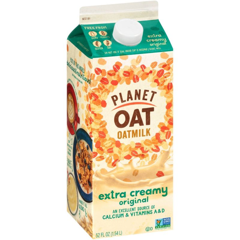 Planet Oat Extra Creamy Original Oatmilk - 52 fl oz, 5 of 10