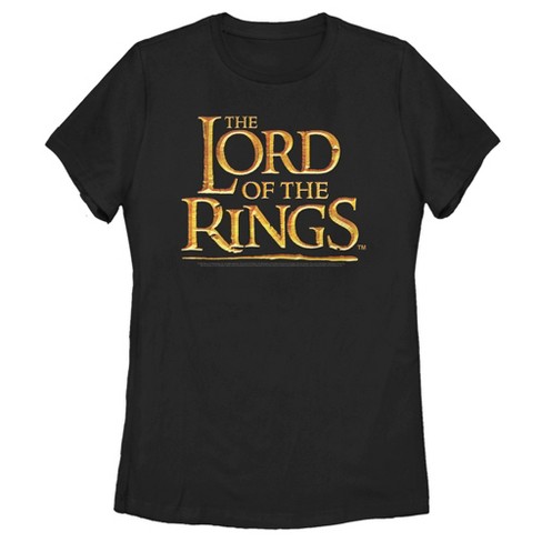 Women's The Of The Rings Fellowship Of Ring Movie Logo T-shirt : Target