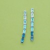 Ross-Simons 4.00 ct. t.w. Sky, Swiss and London Blue Topaz Ombre Drop Earrings in Sterling Silver - 3 of 4
