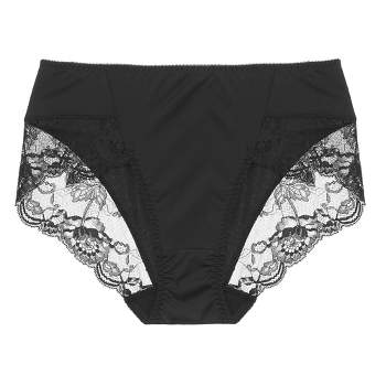 Hanes Women's 10pk Cotton Classic Hi-cut Underwear - Black 7 : Target