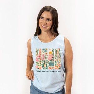 Simply Sage Market Meet Me Under The Stars Garment Dyed Tank - 1 of 3