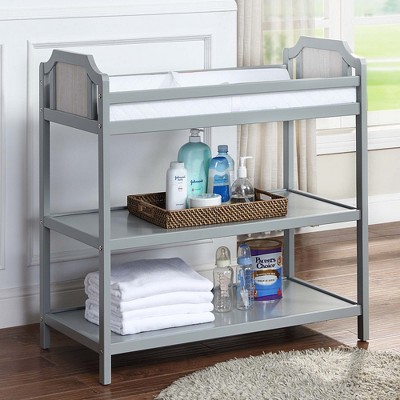 SereneVita Baby Changing Table, Diaper Changing Station, Baby Changing Station for Infant and Newborn, Gray
