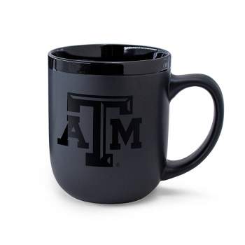 NCAA Texas A&M Aggies 12oz Ceramic Coffee Mug - Black