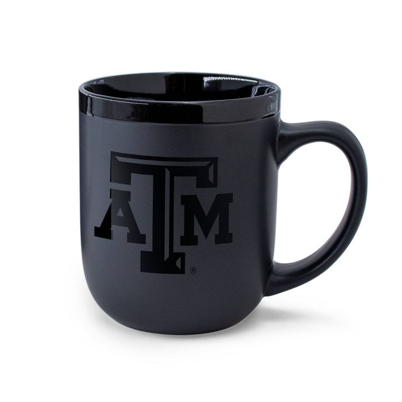 NCAA Texas A&#38;M Aggies 12oz Ceramic Coffee Mug - Black, 1 of 4